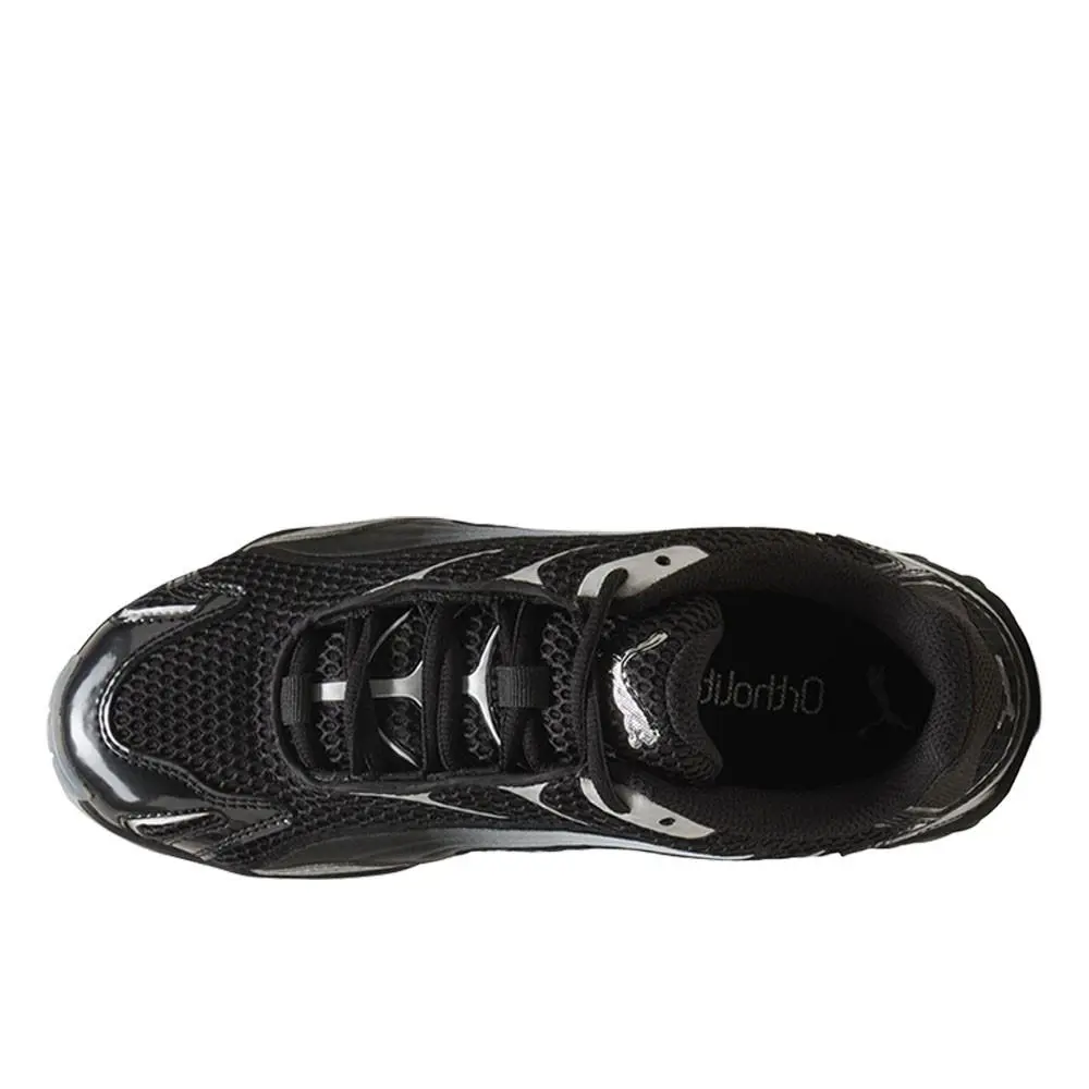Puma shoes - PUMA Inhale Metallic Lace Up - 40647502 - Black, Silver 2