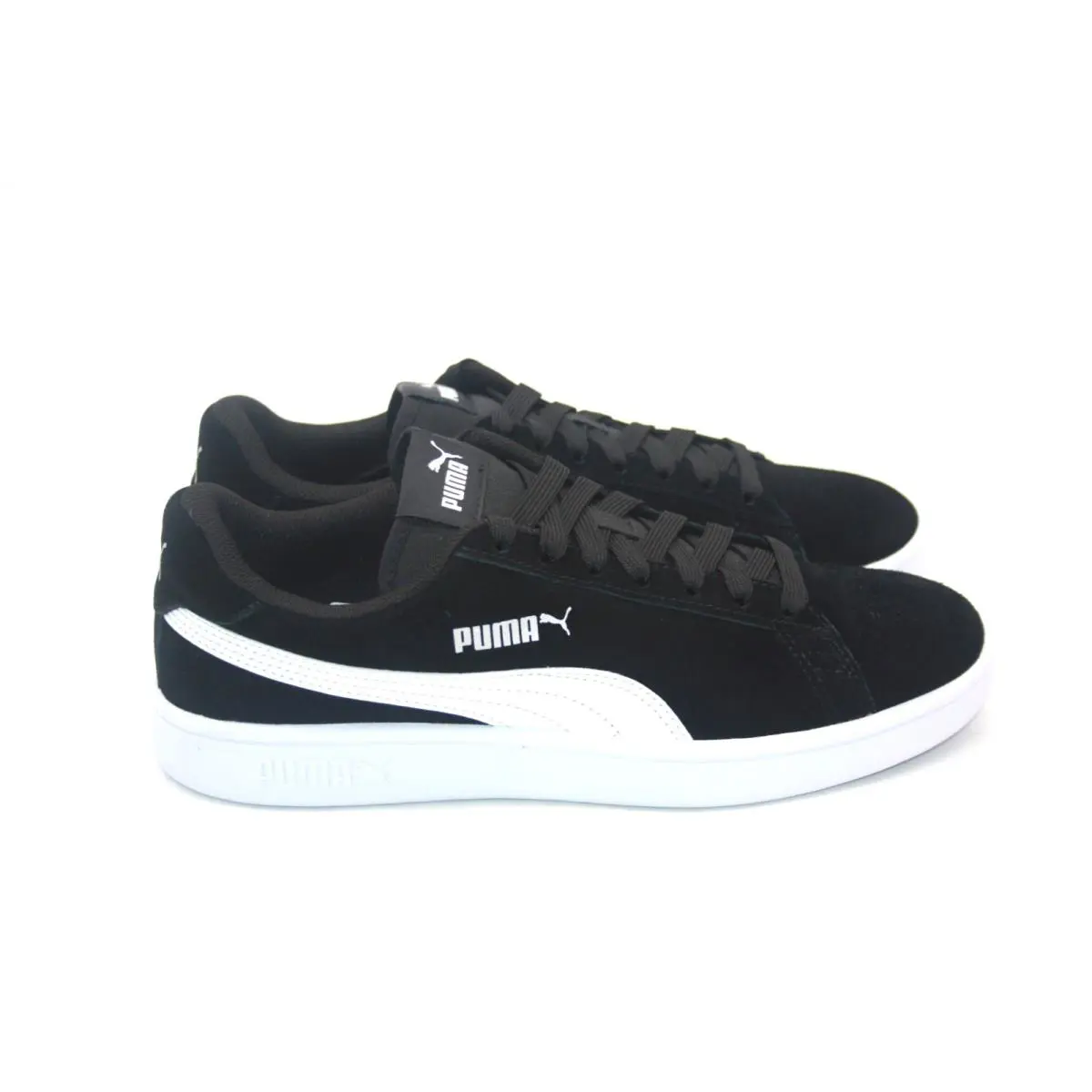 Puma shoes - PUMA Smash - Smash - 364989-01 - BLACK/WHITE/SILVER 5