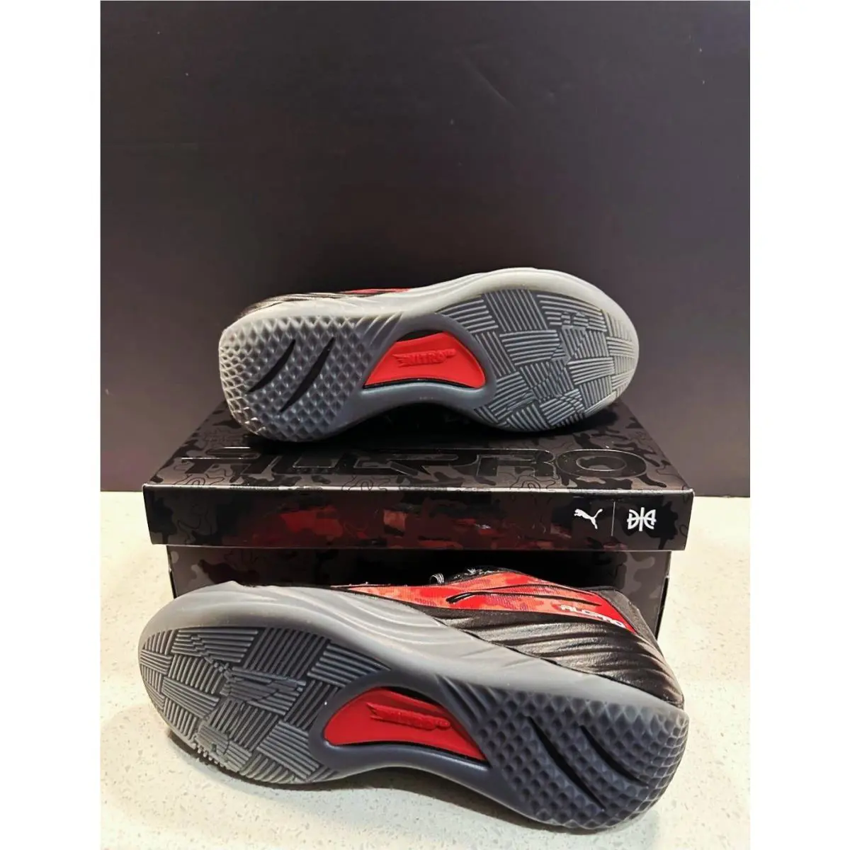 Puma shoes - PUMA All-Pro Nitro - Nitro - 311357-01 - Black 1