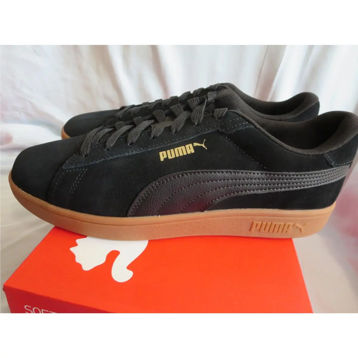Puma shoes - PUMA Smash - Smash - 390984-10 - Black (UPC: 195731945741) 1