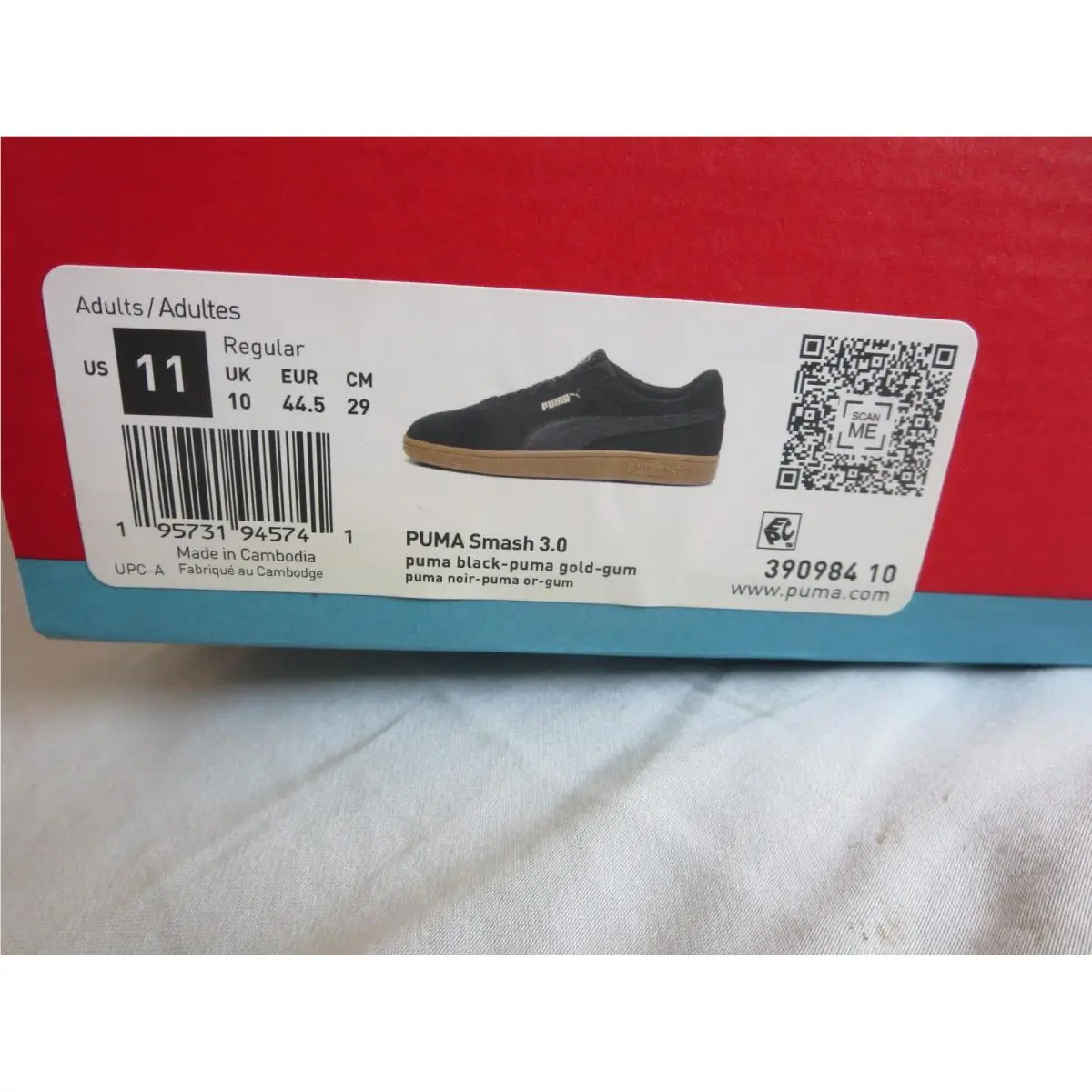 Puma shoes - PUMA Smash - Smash - 390984-10 - Black (UPC: 195731945741) 7