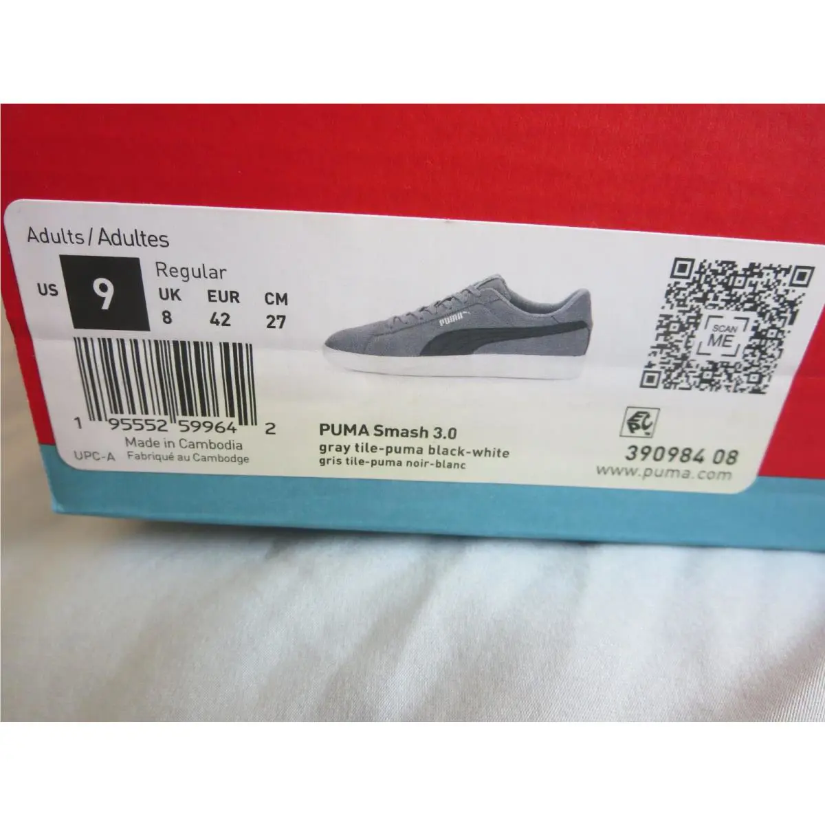Puma shoes - PUMA Smash - Smash - 39098408 - Gray (UPC: 195552599642) 6