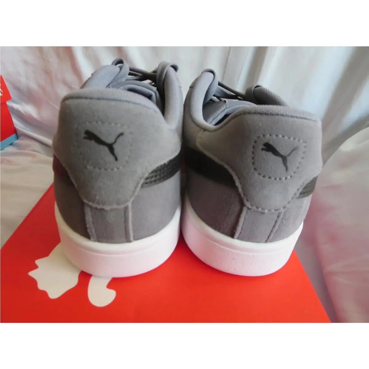 Puma shoes - PUMA Smash - Smash - 390984-08 - Gray (UPC: 195552599642) 2