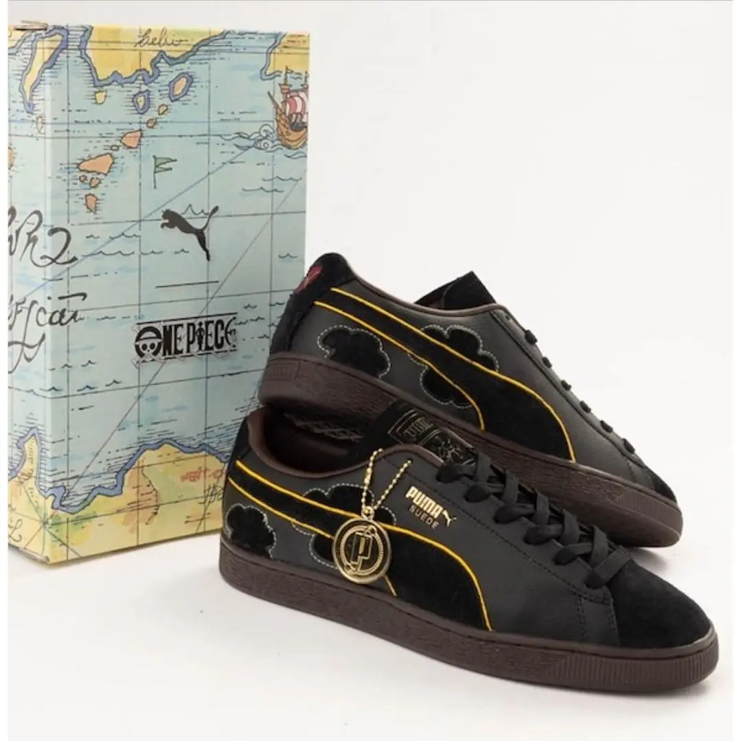 One Piece x Suede Blackbeard - 396525-01 Anime Manga Collab Mens Size 8 by Puma