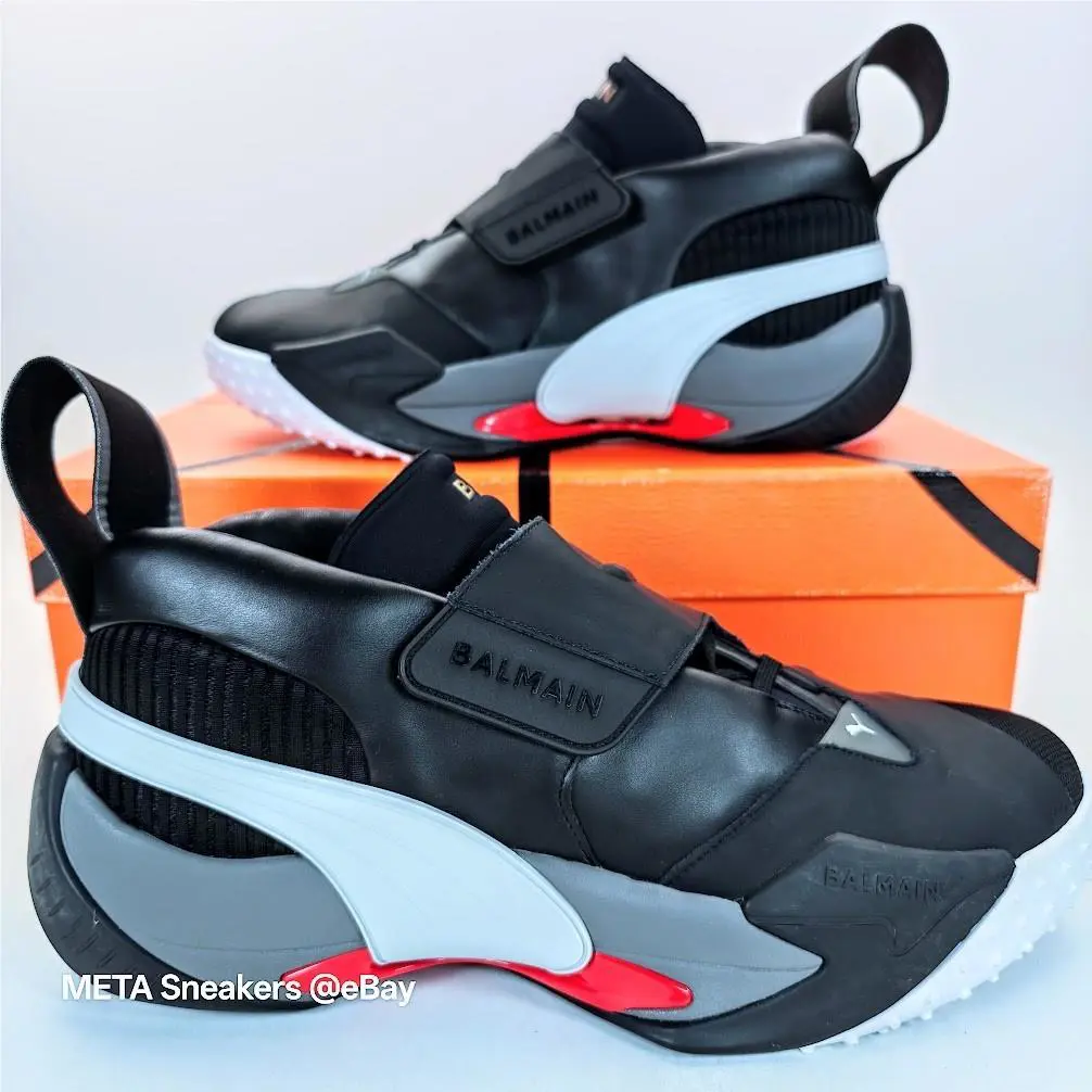 Puma shoes - PUMA Balmain Court - Balmain Court - 195683-01 - Black 9