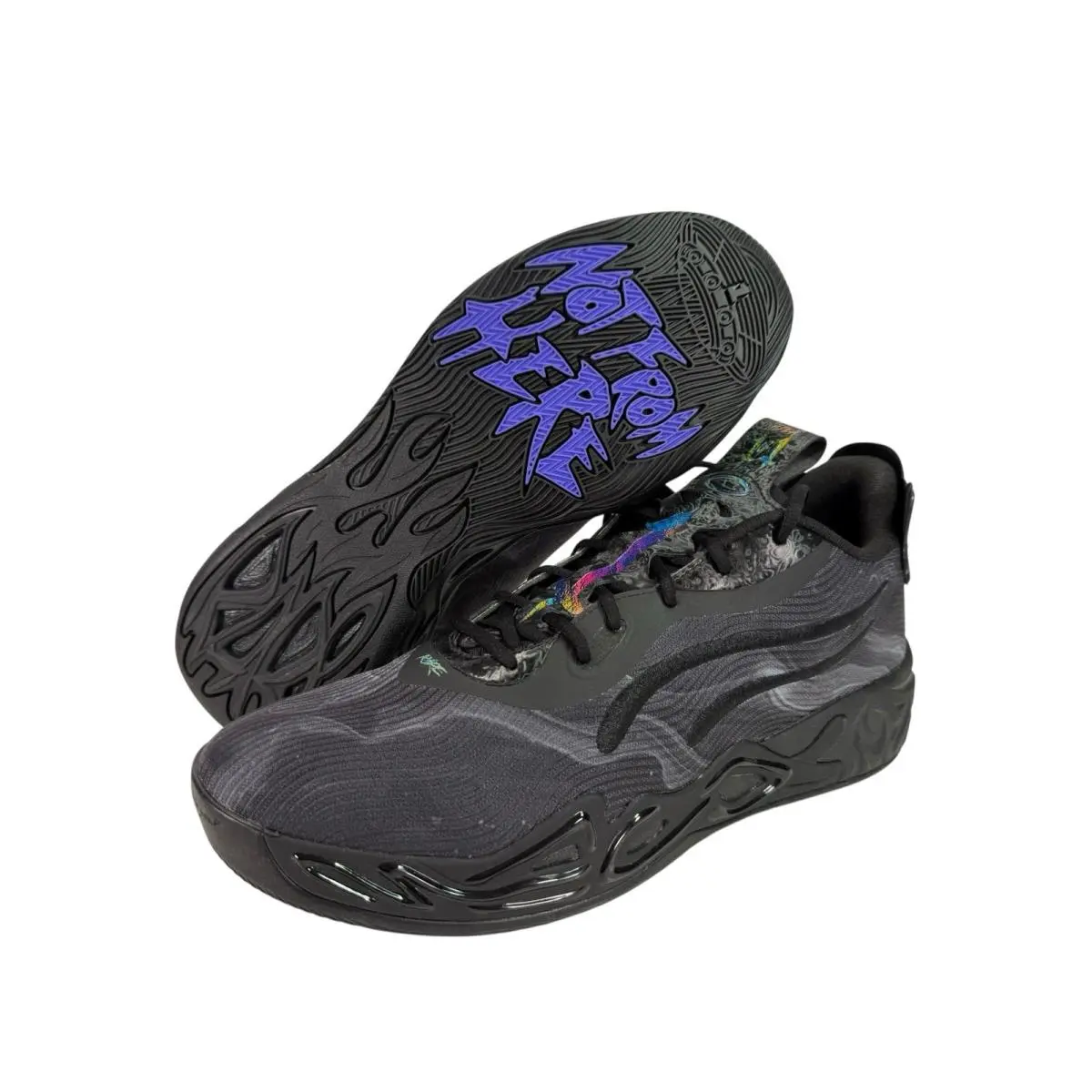 Puma shoes - PUMA  X Lamelo Ball Mb.04 Lo Team Basketball - 312174-01 - Black (UPC: 198551608315) 11
