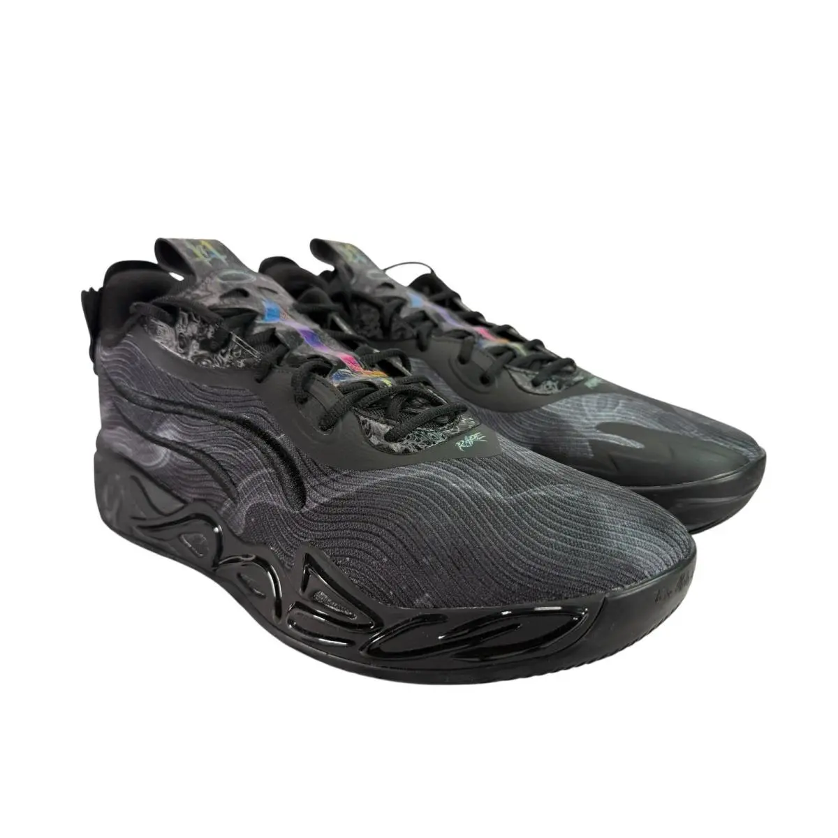 Puma shoes - PUMA  X Lamelo Ball Mb.04 Lo Team Basketball - 312174-01 - Black (UPC: 198551608315) 7