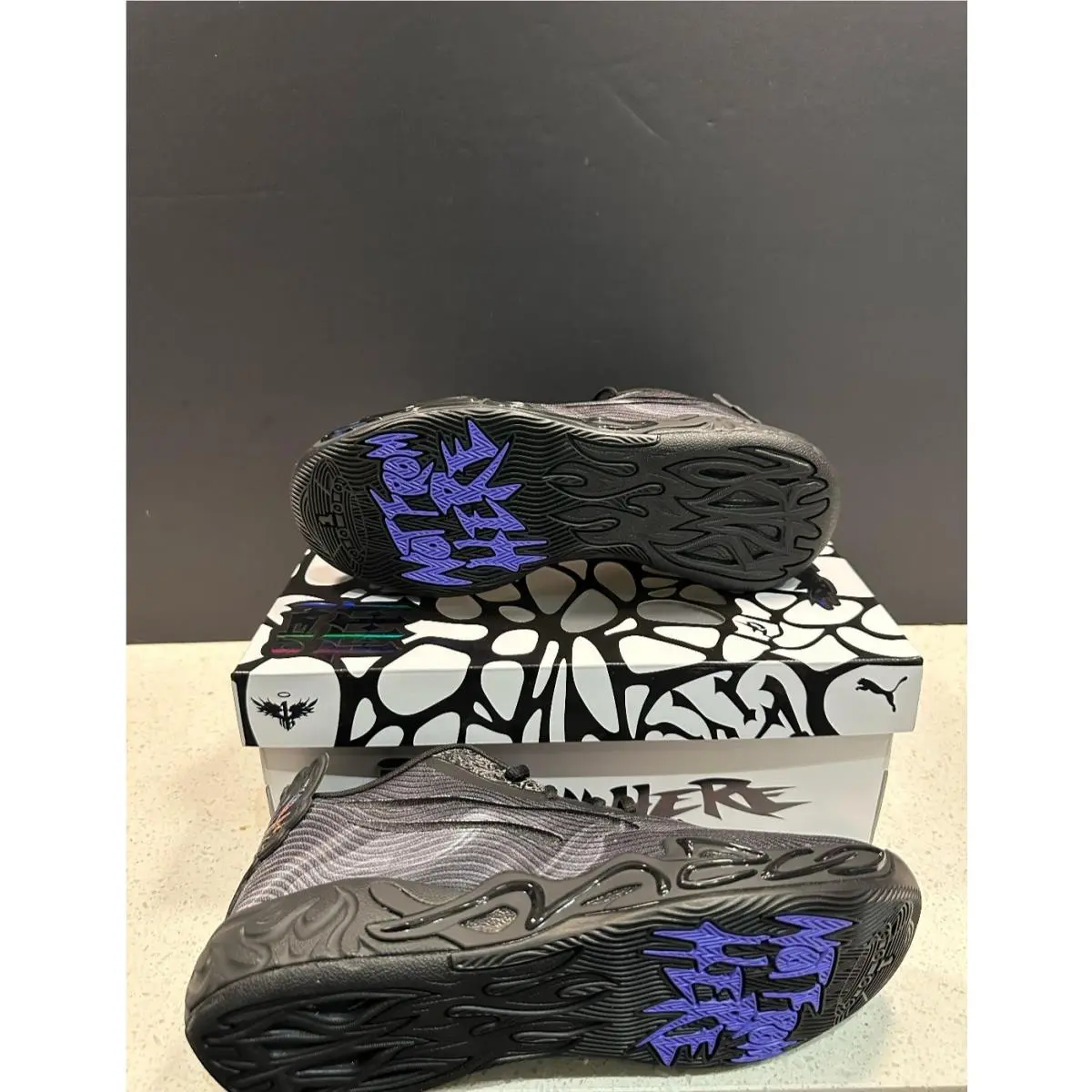 Puma shoes - PUMA MB 04 - 312174-01 - Black 1