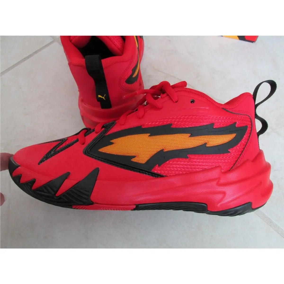Puma shoes - Puma Scoot Zeros Retro Portland Basketball  Youth - 31107101 311071 - Red (UPC: 197670660631) 0