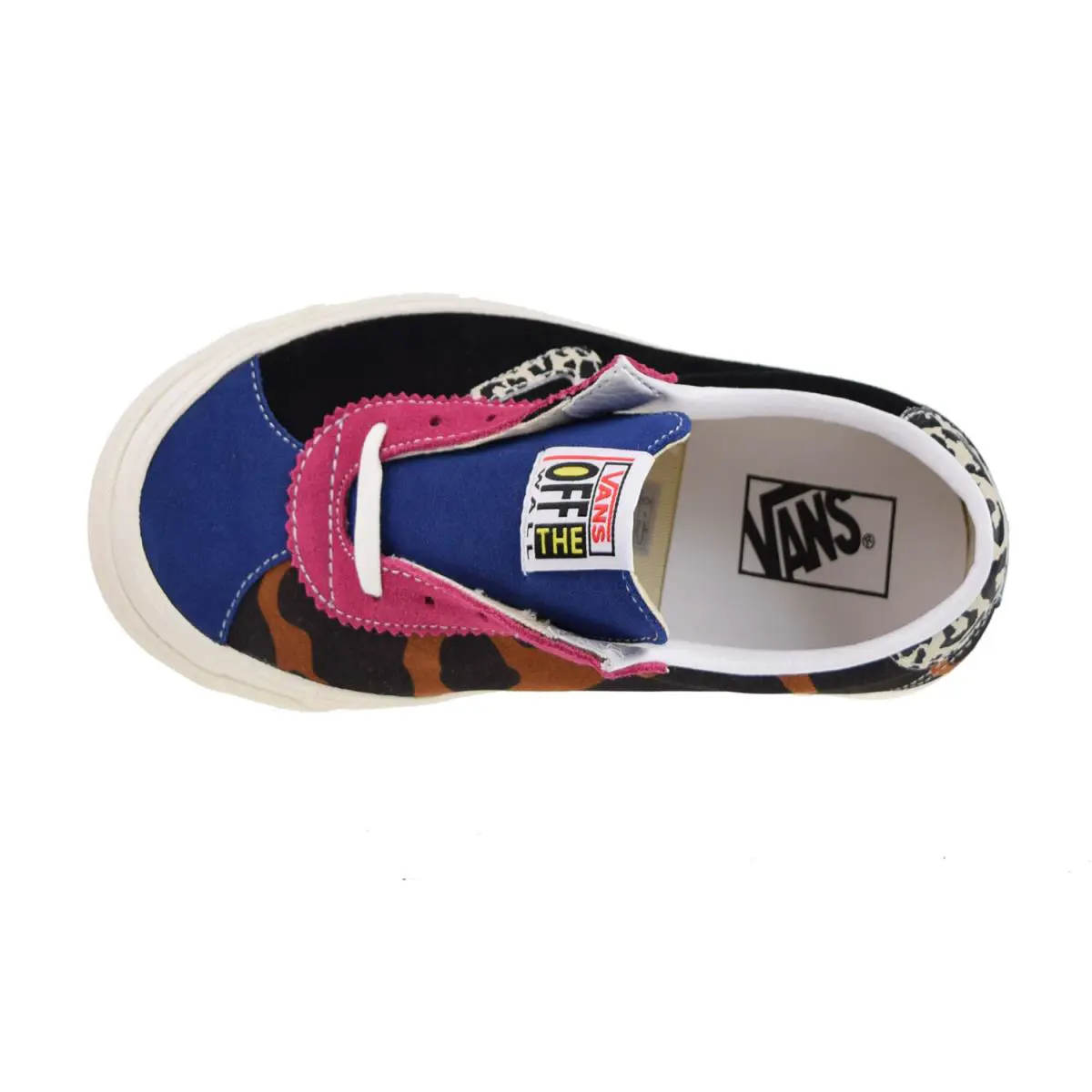 Vans shoes - vn0a3wlq-96m - vn0a3wlq-96m - Black-Blue-Red 3