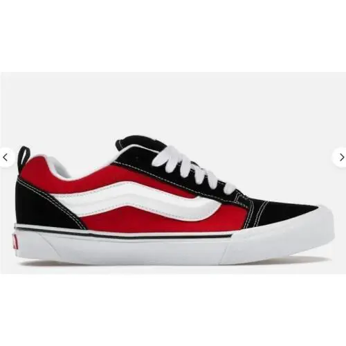 Vans shoes - VANS Knu Skool - Knu Skool - VN0009QC6RT - Red 2