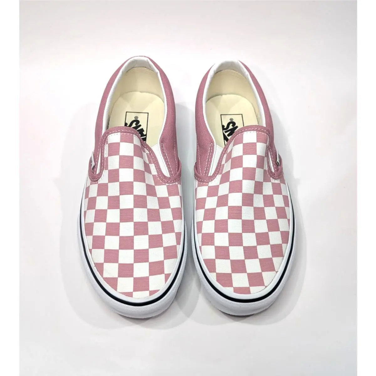 Vans shoes - VANS Classic Slip-On - Classic - VN0A2Z41C3S - Mauve/White 1