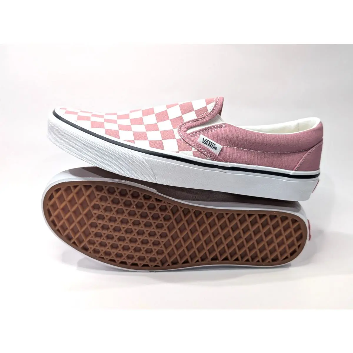 Vans shoes - VANS Classic Slip-On - Classic - VN0A2Z41C3S - Mauve/White 2