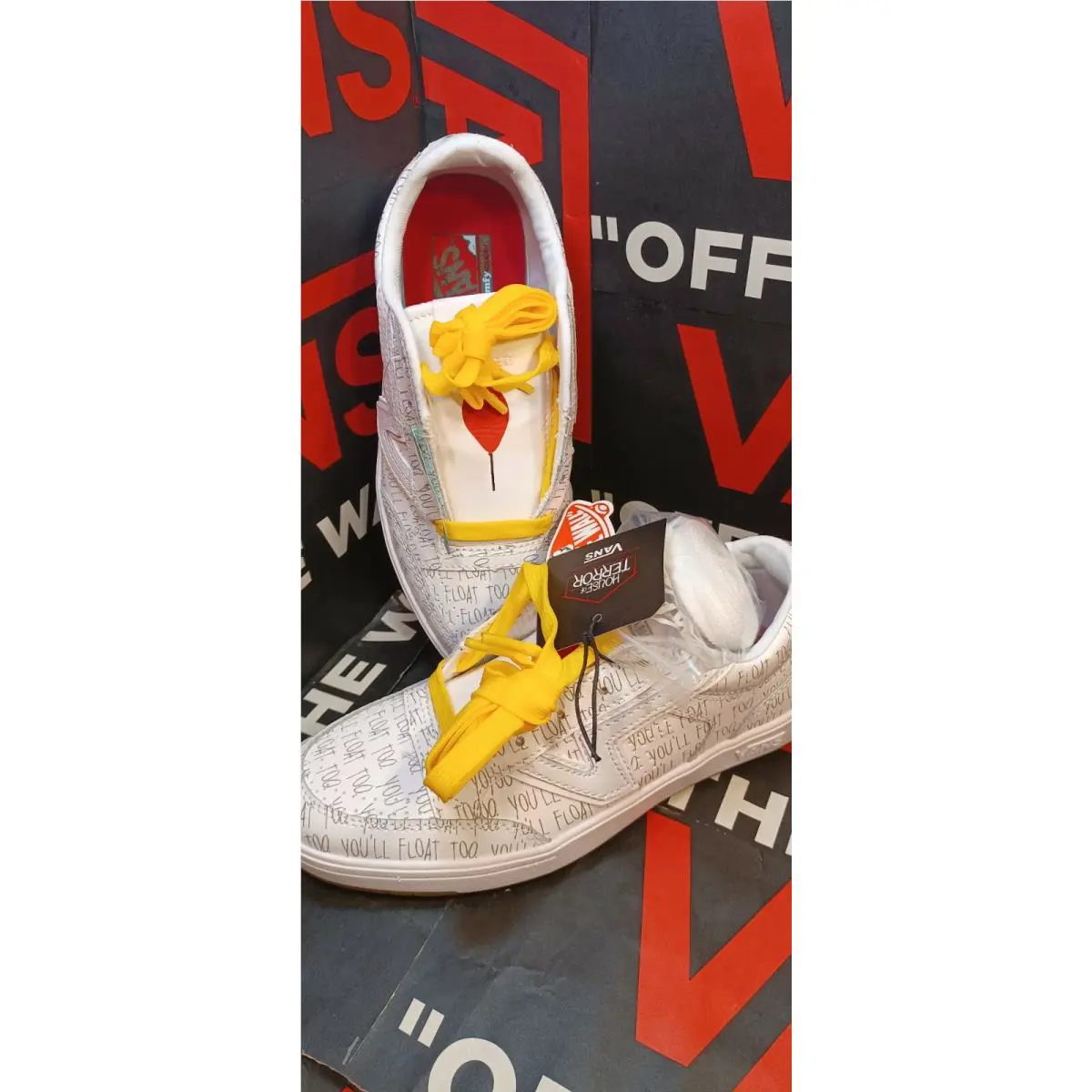 Vans shoes - Lowland CC It/Pennywise - Lowland - VN0A4TZY91J - White Yellow Black 0