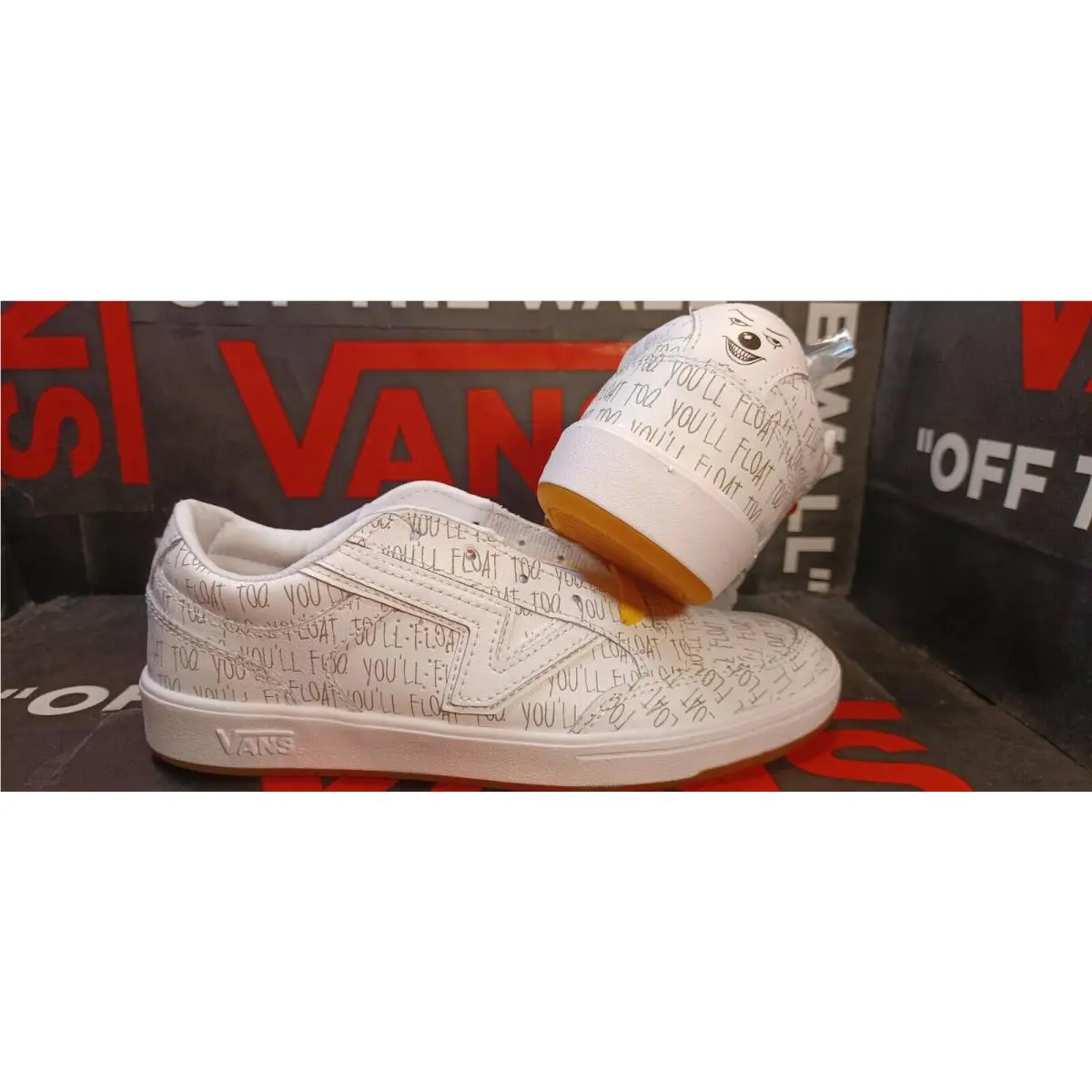 Vans shoes - Lowland CC It/Pennywise - Lowland - VN0A4TZY91J - White Yellow Black 6