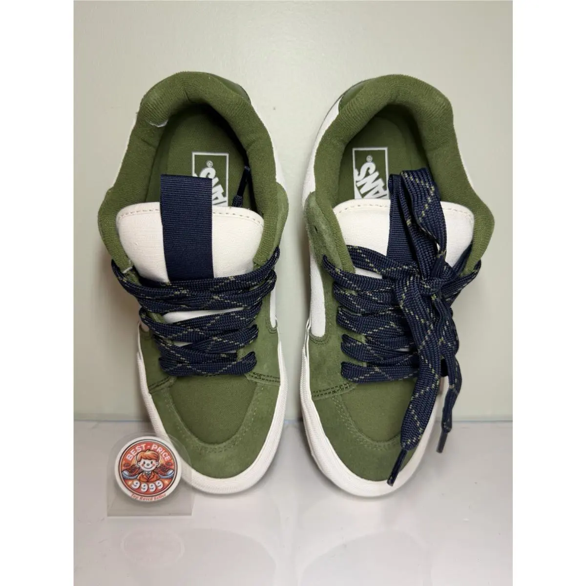 Vans shoes - VN000CZWVON - VN000CZWVON - Green/ White 1