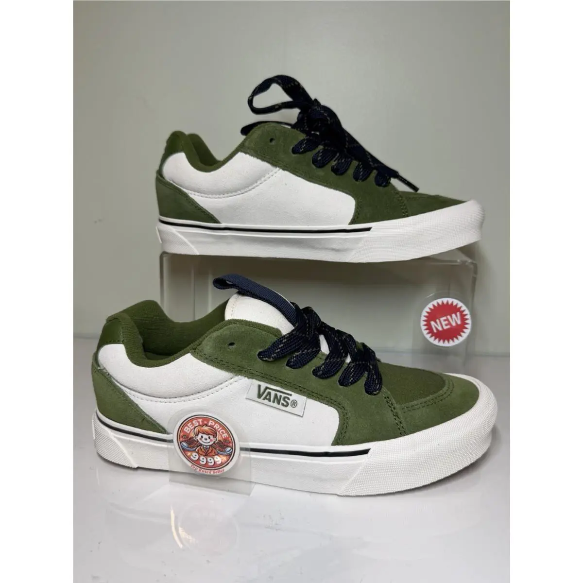 Vans shoes - VN000CZWVON - VN000CZWVON - Green/ White 3