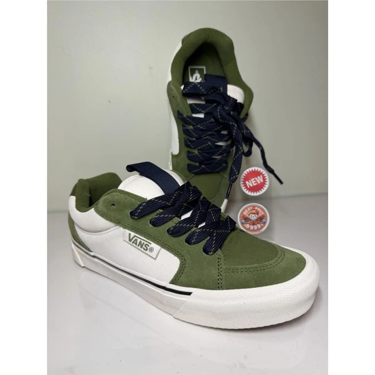 Vans shoes - VN000CZWVON - VN000CZWVON - Green/ White 12