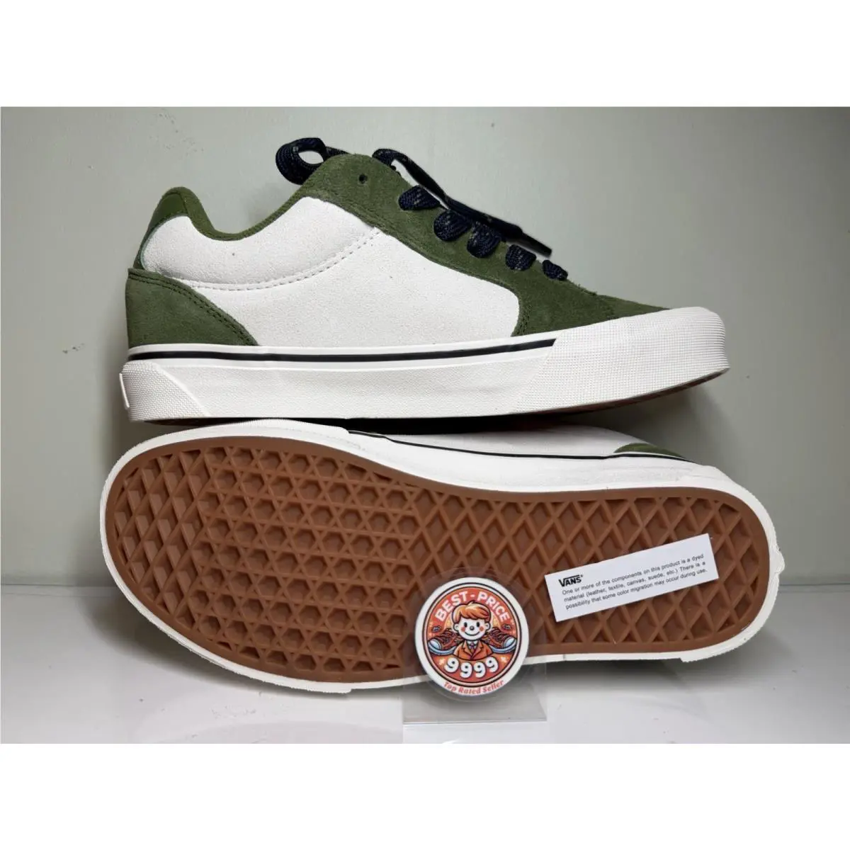 Vans shoes - VN000CZWVON - VN000CZWVON - Green/ White 18