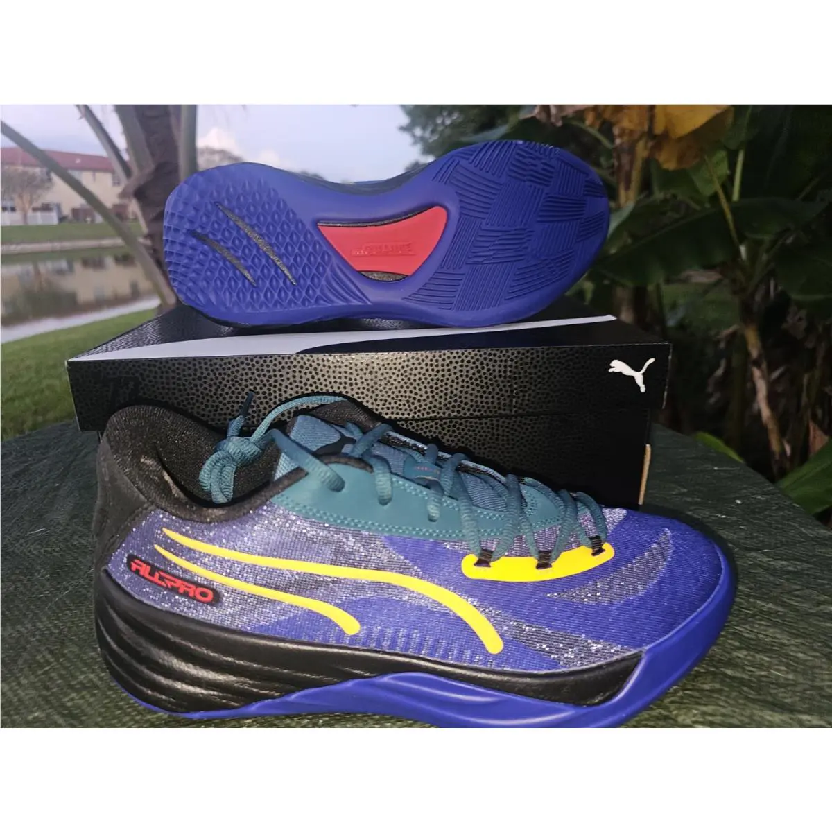 Puma shoes - PUMA All-Pro Nitro - Nitro - 31038701 - Blue 3