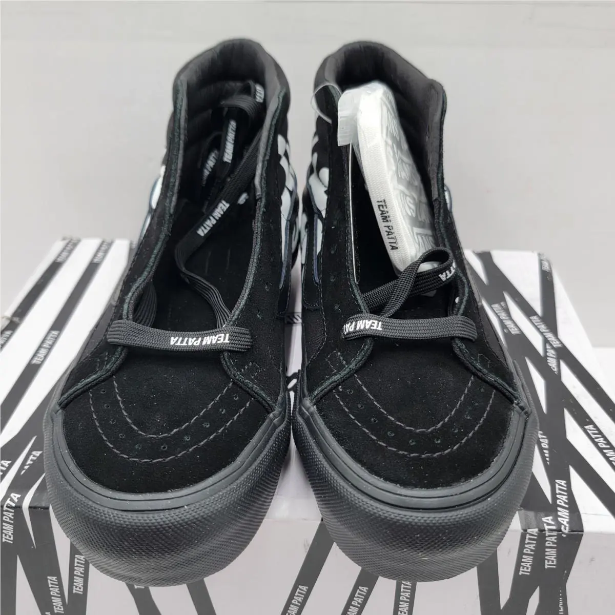 Vans shoes - Vans Sk8-Hi Reissue VI Patta Mean Eyed Cat - VN0A4BVH5X0 - Black 1