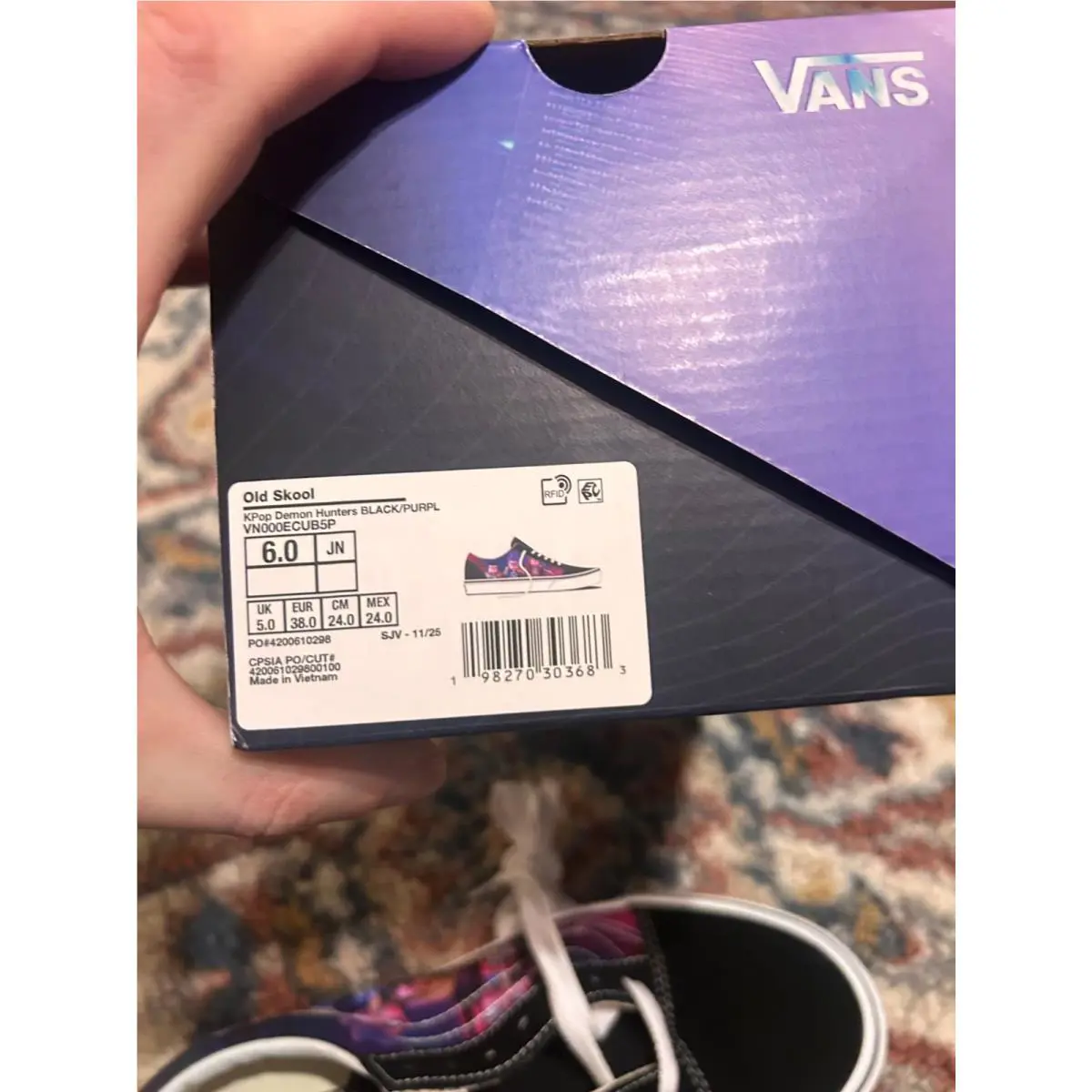 Vans shoes - VN000ECUB5P - VN000ECUB5P - Multicolored (UPC: 0198270303874) 5