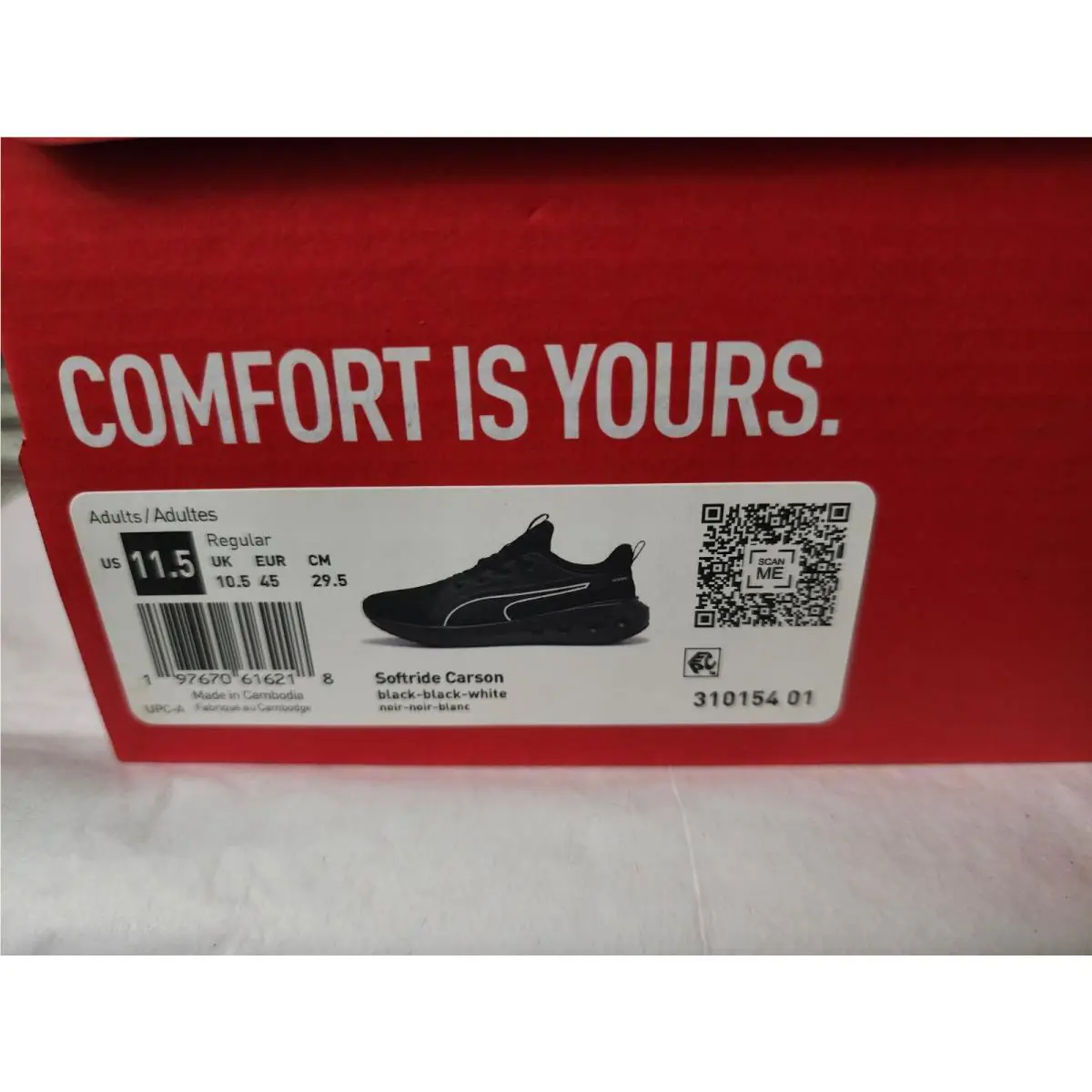 Puma shoes - PUMA Softride - Softride - 31015401 - Black (UPC: 197670616218) 1