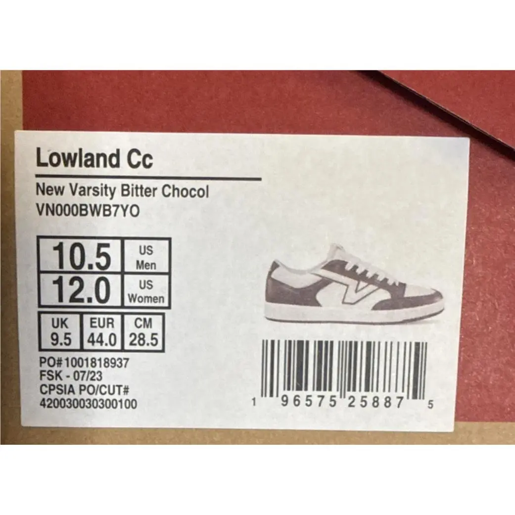 Vans shoes - VANS Lowland - Lowland - VN000BWB7YO - Multicolor (UPC: 196575258875) 2