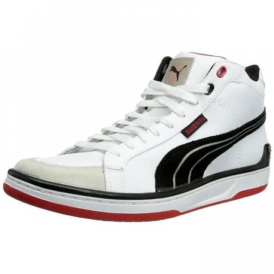 Puma shoes - PUMA DISK BLAZE LITE TECH - White/Black/Ducati Red (UPC: 885921360781) 0