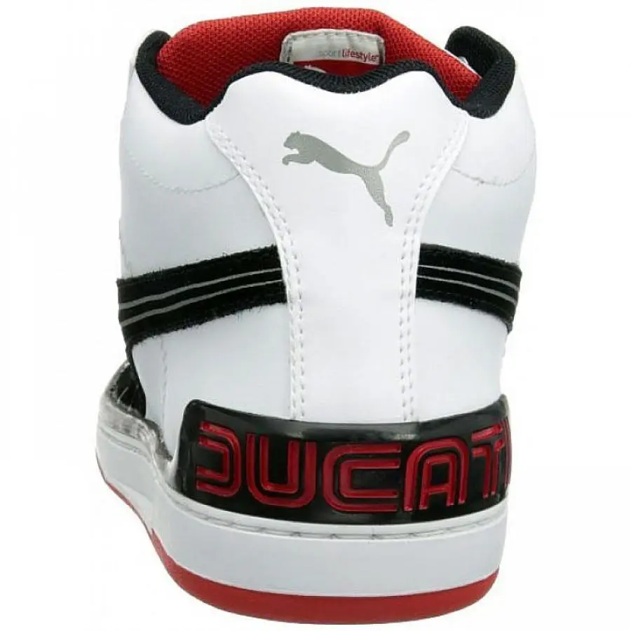 Puma shoes - PUMA DISK BLAZE LITE TECH - White/Black/Ducati Red (UPC: 885921360781) 5