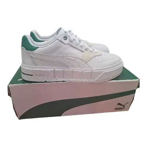 Puma shoes - Cali Court Match Wns - Cali Court Match Wns - 393094-01 - White/Green (UPC: 195731941859) 6