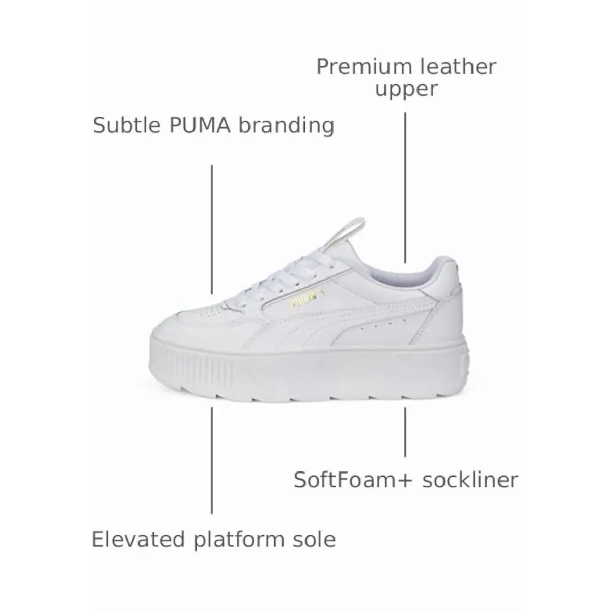 Puma shoes - PUMA Karmen - Karmen - White 4