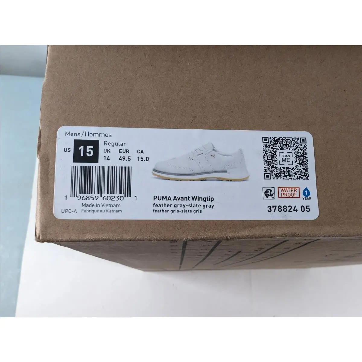 Puma shoes - Avant Wingtips - Avant Wingtips - Gray (UPC: 196859602301) 4