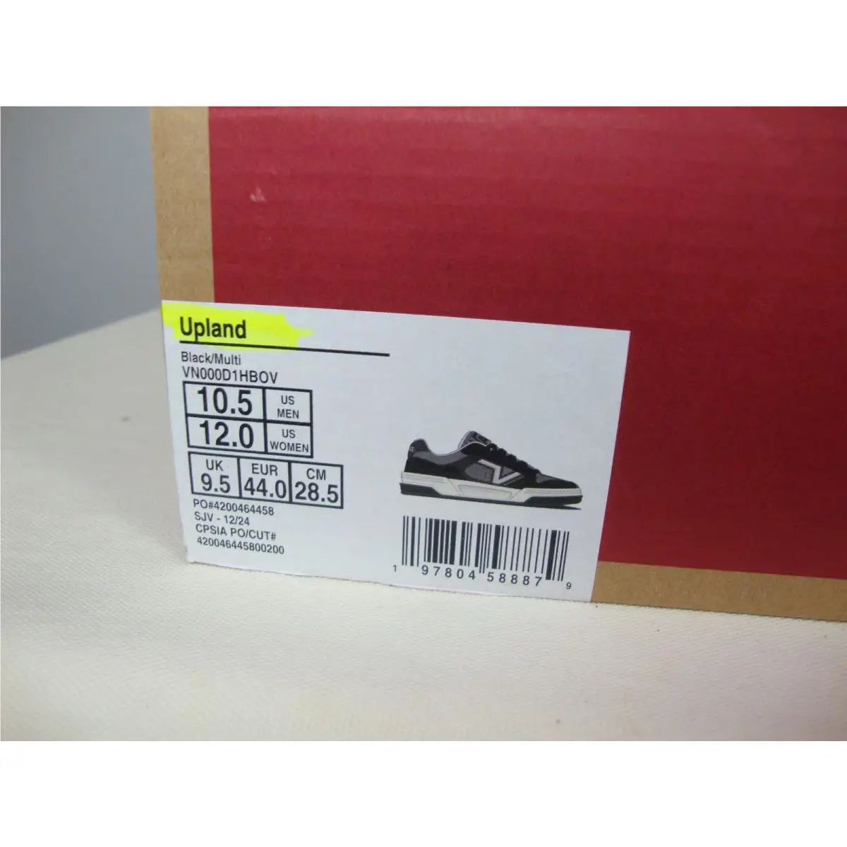 Vans shoes - VANS Upland - Upland - VN000D1HBOV - Black (UPC: 197804588442) 7