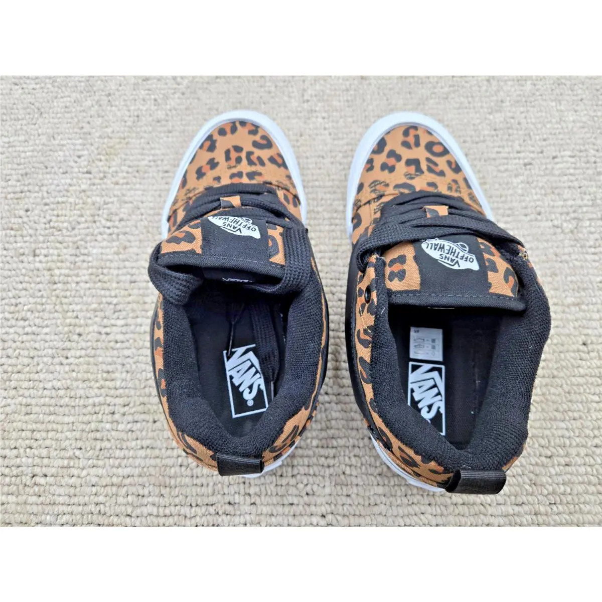 Vans shoes - VANS Knu Skool - Knu Skool - VN000VB4YS5 - Leopard/Black/White 3