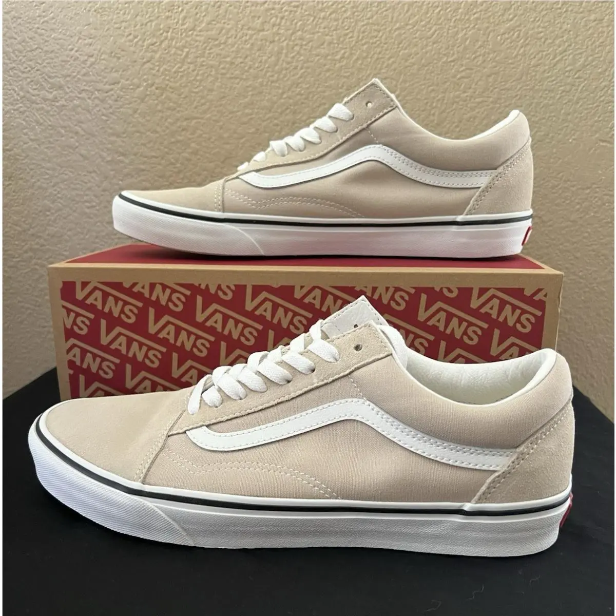 Vans Old Skool Men’s Sneakers Size 11 French Oak/white VN0005UFBLL