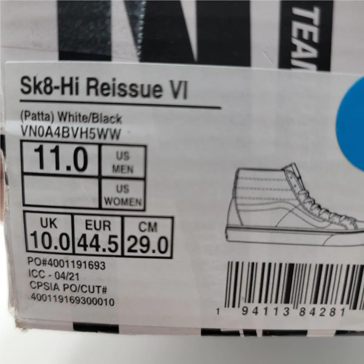 Vans shoes - Vans Sk8-Hi Reissue VI - Reissue - White 8