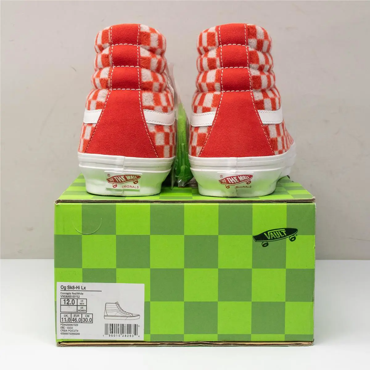 Vans shoes - VANS Authentic LX - Authentic - VN0A4BVBY52 - Red (UPC: 196015282934) 6