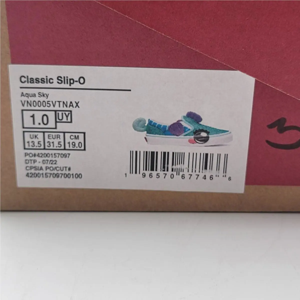 Vans shoes - VANS Off The Wall - Off The Wall - Blue (UPC: 196570677466) 7