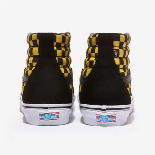 Vans shoes - Vans SK8-Hi Where `s Waldo Checker - VN0A32Q4UE - Black/Yellow 1