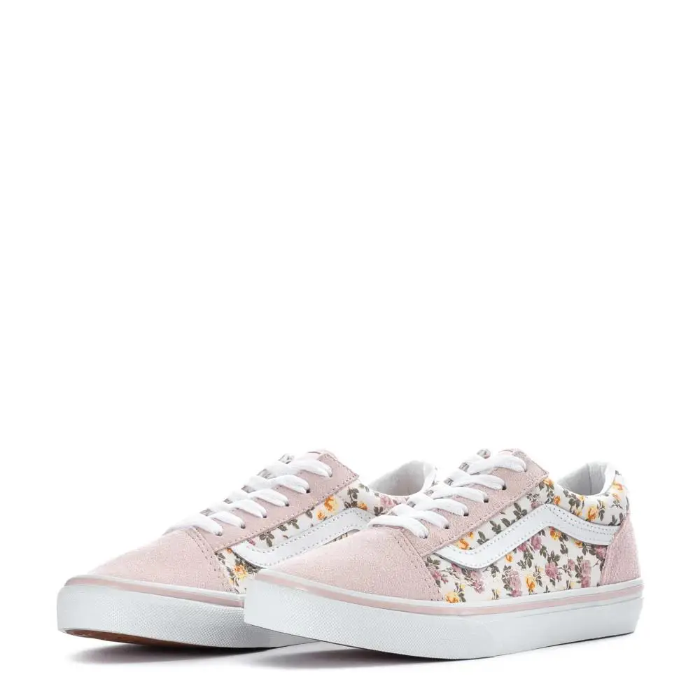 Vans Old Skool Low Sneakers Casual Youth Shoes Floral/pink/milti Size 5.5 - (Romantic Floral)/Pink/Multi - VN000D2VBIY