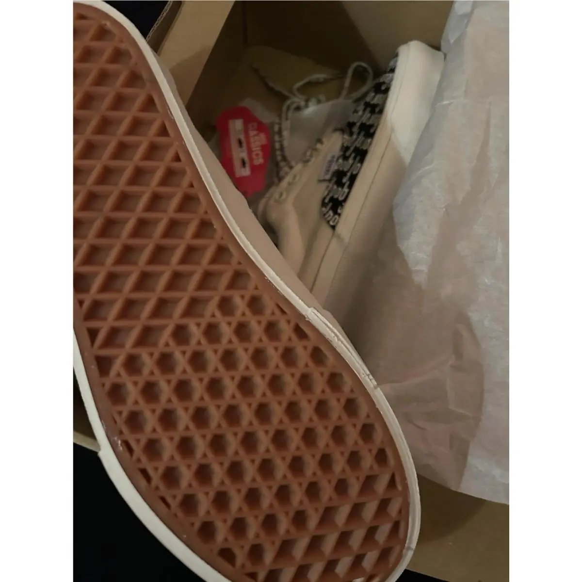 Vans shoes - VANS Era - Era - VN0A3MQ5PZP - White, Manufacturer: Marshmallow/Black/Print 8