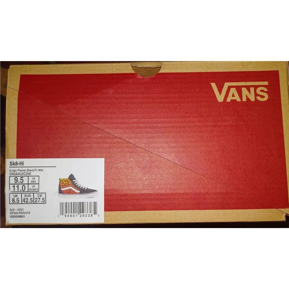 Vans shoes - VANS SK8 - VN0A4U3C2N5 - Orange 6