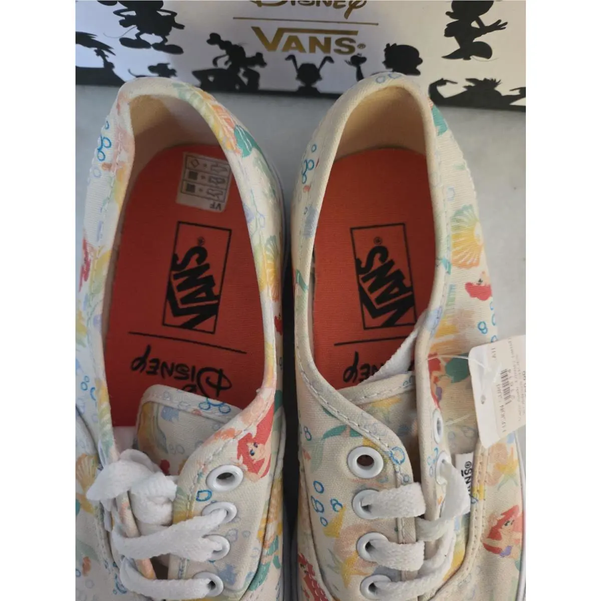 Vans shoes - Vans Disney Ariel Print Little Mermaid Princess - Multicolor (UPC: 617932208451) 9