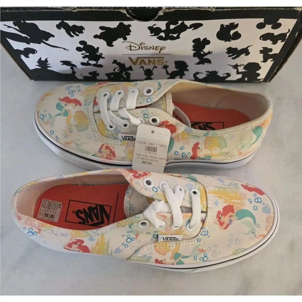 Vans shoes - Vans Disney Ariel Print Little Mermaid Princess - Multicolor (UPC: 617932208451) 1
