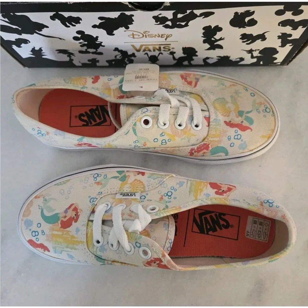 Vans shoes - Vans Disney Ariel Print Little Mermaid Princess - Multicolor (UPC: 617932208451) 2