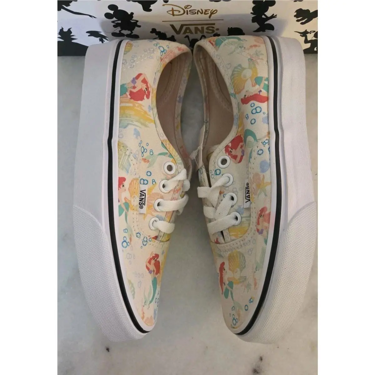 Vans shoes - Vans Disney Ariel Print Little Mermaid Princess - Multicolor (UPC: 617932208451) 4