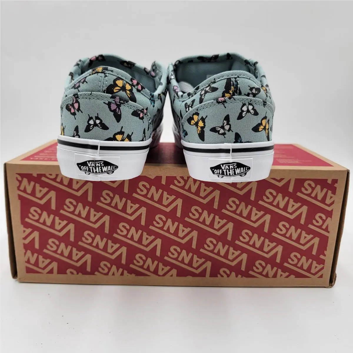 Vans shoes - Vans Atwood - Atwood - Grey Mist/Multicolor Butterfly Print 2