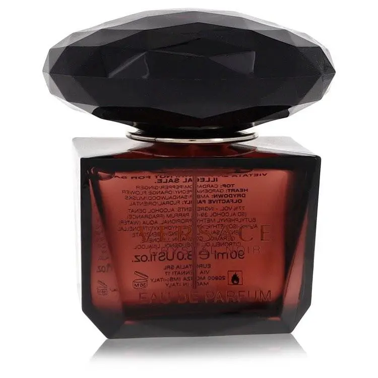 Versace Crystal Noir Eau de Parfum Spray 3 oz For Women Tester