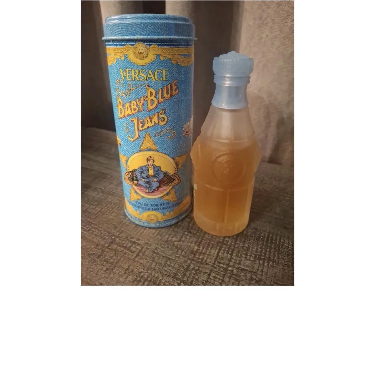 Versace Baby Blue Jeans 1.7oz Eau De Toilette Spray Vintage Scent Rare